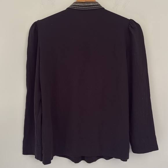 Isabel Marant Etoile Cerza Embroidered Crepe Size XS - Picture 5 of 11